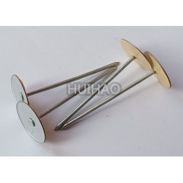 2.7mm Dia Capacitor Discharge Cup Head Pins & Paper Washer For Securing