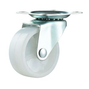 China White Swivel Small PP caster for light duty shelf,  2,2.5,3 light duty plastic Caster without  brake, Moving castor on sale