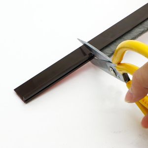 Door Bottom Seal Strip PVC With Woolpile