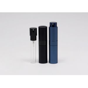 Aluminum Perfume Tester Bottle Atomizer With Round Square 8ml 10ml