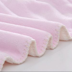 Embroidery Sherpa Plush Blanket 30x40 Cartoon Flannel Blanket