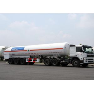Steel 3 Axles 52600L Lpg Tank Trailer long life