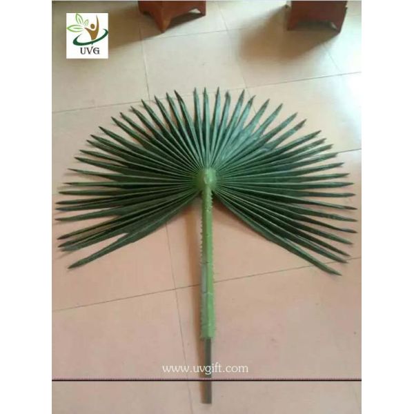 UVG material uv fake palm fronds in silk leaves for outdoor watertown landscaping PTR042