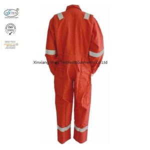 Wholesale Red Cotton Light Weight Fireproof Anti Static Protective Coverall /