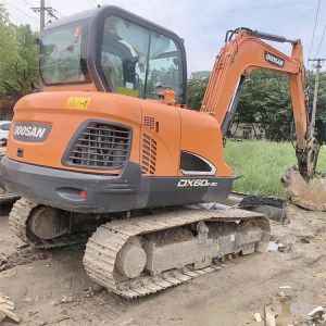 2018 Used Doosan DX60 Excavator Mini 6 Ton Crawler in Good Condition for Your