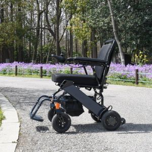 6 Km/Hr Aluminum Alloy Motorized Power Wheelchair Electric