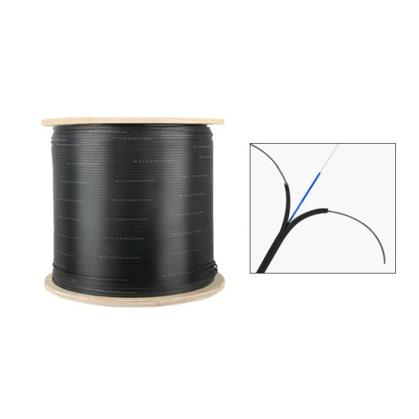 LSZH/PVC Fiber Optic Patch Cord Cable 1/2/3km Plywood Drum Ftth Drop Cable