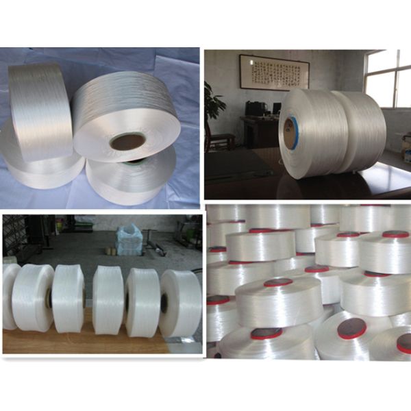 3% UV High Tenacity Polypropylene PP Yarn 2500D Raw White For Net Belt