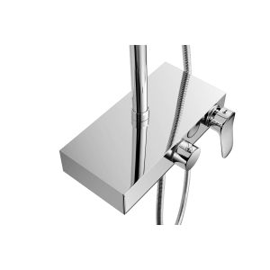 PSON Bathroom Stainless Steel Shower Set Polishing Brushed