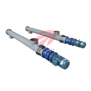 Adjustable Speed Pipe Screw Conveyor , Vertical Auger Conveyor 90 Degree