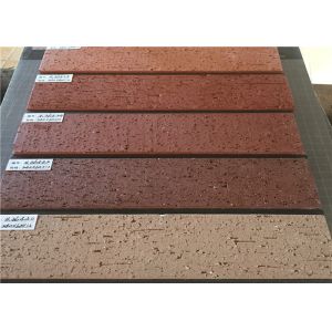 Red Artificial Brick Siding , Brick Facade Exterior High Strength