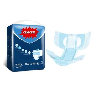 Quality Plain Woven Ultra Thick Adult Incontinence Diaper for Customized OEM ODM Requirements for sale