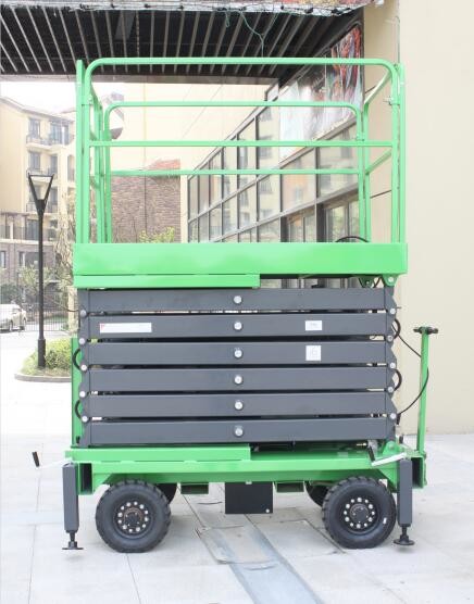 Buy 12 Meters Mobile Scissor Lift 1000Kg Loading Capacity For Working At Height at wholesale prices