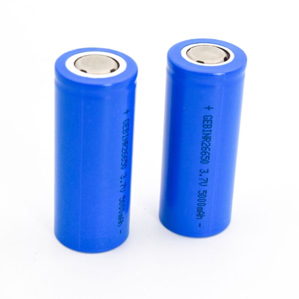 Buy Flat Top 26650 Rechargeable Battery 5000mah For Flashlight Small Fans at wholesale prices