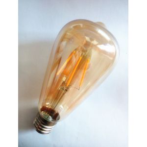 LED Bulb Filament Gloden 400 Lumen Ra 80 30000 Hours 2 years Warranty E27 Base
