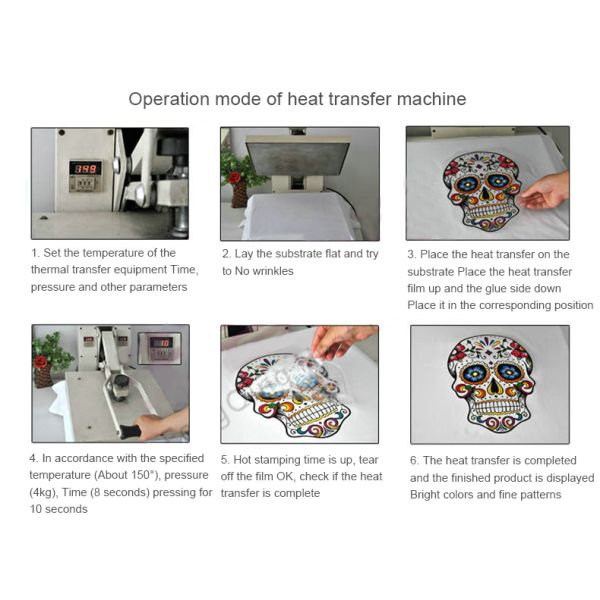 Transfer Printing Custom Designs Heat Transfer Printing T-Shirt Dhl Bags Puff Print Heat Transfer