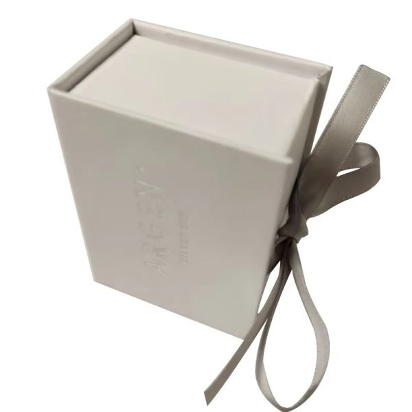 Custom Necklace Jewelry Cardboard Box Luxury Gift Box Packaging With Ribbon Premium Magnetic Gift Box