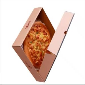 Wholesale Custom Biodegradable Kraft Pizza Box Fast Food Takeaway Packaging