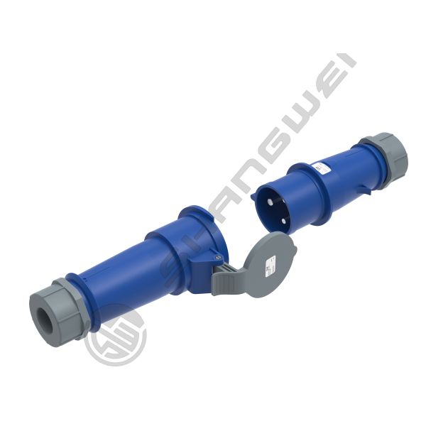 Industrial 3 Pin Connector 32A 220V-250V 50/60Hz 3P 6h 2P+E IP44 CEE/IEC IP44 Waterproof Aviation Female Industrial Connector