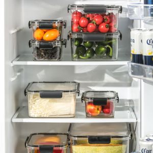 Airtight Plastic Leak Proof Lunch Containers Stackable Sustainable