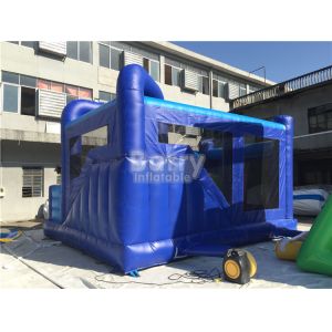 Customized Inflatable Bouncer / Inflatable Bouncy Castle With Slide