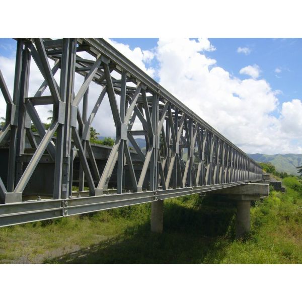 Buy Electric Galvanized, Painting and Grinding prefabricated Structural Steel Bailey Bridge at wholesale prices