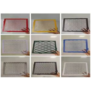 With Frame Aluminium Expanded Metal Sheet For Decoration Use