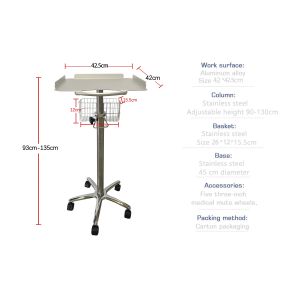 Medical Furniture Instrument Cart Hospital Cart Trolley Medical Equipment