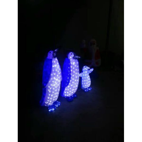 acrylic penguin light