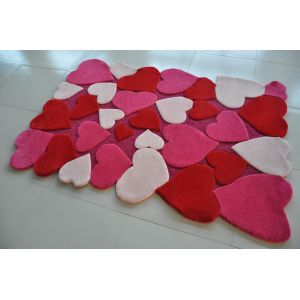 Flower carved Vivid Design Handtufted Acrylic Carpet