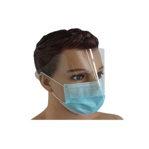 Earloop 3 Ply Disposable Face Shield Non Woven Smooth Inner Lining