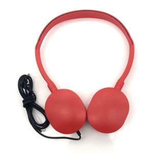 Tour Bus Disposable Headset with Colorful Design and 3.5mm Plug Customize