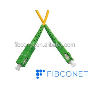 FTTH Indoor APC SC/APC to SM SC G657A2 Simplex Optical Fiber Connector Patch