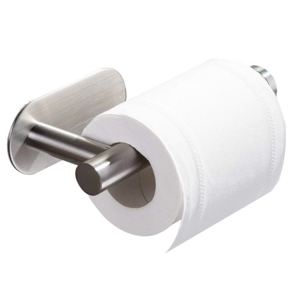Stainless Steel Bathroom Adhesive Toilet Roll Holder Custom Logo