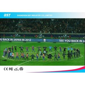 Large Outdoor Stadium Perimeter Advertising Boards With 140 Degree Viewing Angle