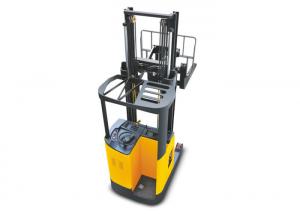 Quality 24V Narrow Aisle Forklift Truck , Narrow Aisle Lift Truck With Hydraulic Steering for sale