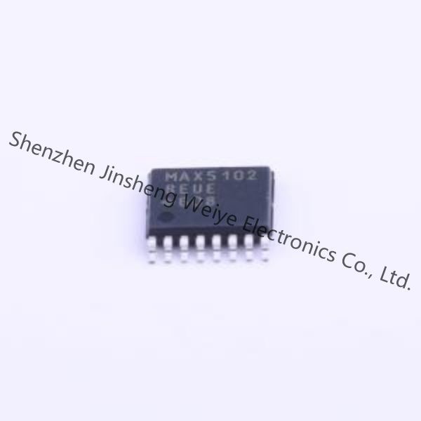 MAX5102BEUE Digital to Analog Converters - DAC +2.7V to +5.5V, Low-Power, Dual,
