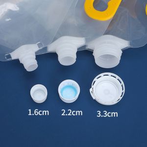 1 Gallon Water Containers, 10 Drink Bags Collapsible Pouch, Includes Tamper