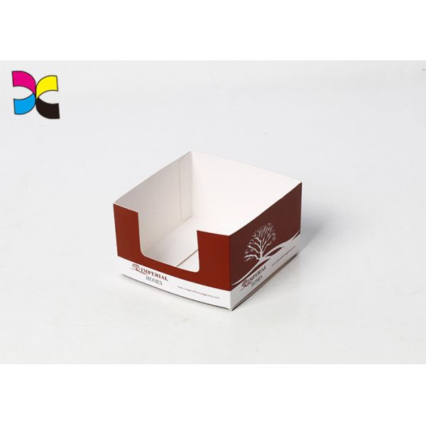 Display Tray Custom Printed Packaging Boxes , Eat Holding Paper Packing Box