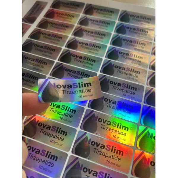 Buy Tizepatide 10mg Vial Labels With Adhesive Sticker For Peptide Packaging at wholesale prices