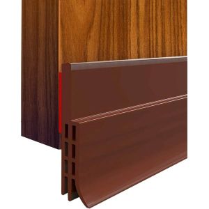 TPE Material Door Draft Guard Door Bottom Seal Strip in White Brown Black for