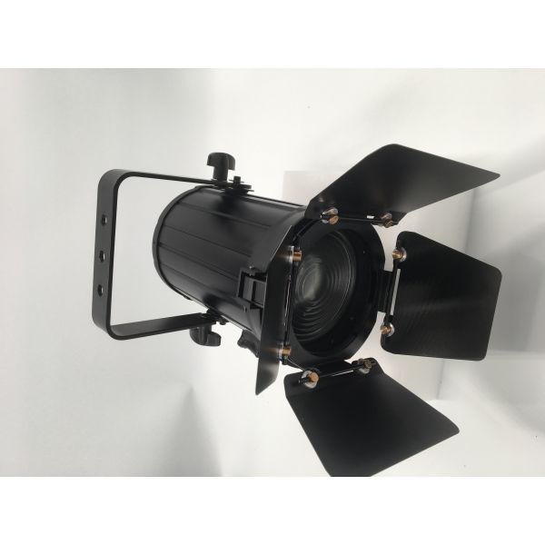 100W LED Fresnel Spotlight 3200K-5600K Bi-Color DMX Control