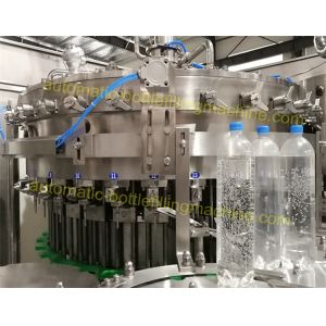 SS304 / 316 Automatic Bottle Filling Machine Carbonated Water Bottling Plant