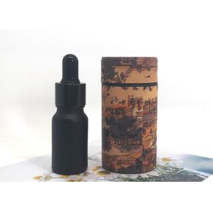 Essential Oil 10ml Empty Cosmetic Packaging Facial Oil Amber Glass