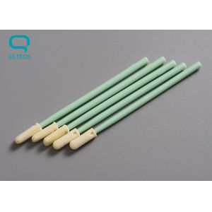 Micro Mechanical Parts ESD Safe Swabs , Sterile Foam Swabs With Spiral Tip