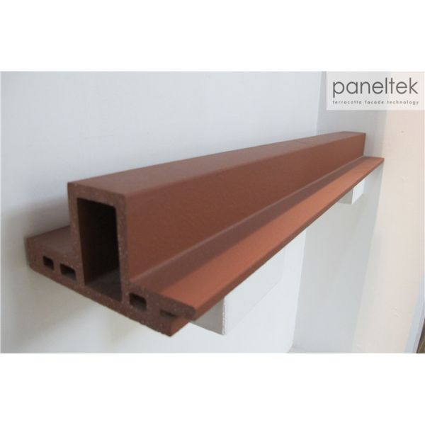 Buy Triangular Form Terracotta Baguette System , Architectural Sunshade Louvers at wholesale prices