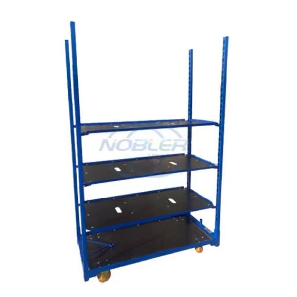 Buy Galvanized zinc Danish Flower Trolley Shipper Container Racks Shelf Racks at wholesale prices