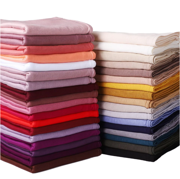 Customized Wholesale Solid Color Malaysian Headscarf Women Turban Scarf Pearl Chiffon Bubble Long Hijab