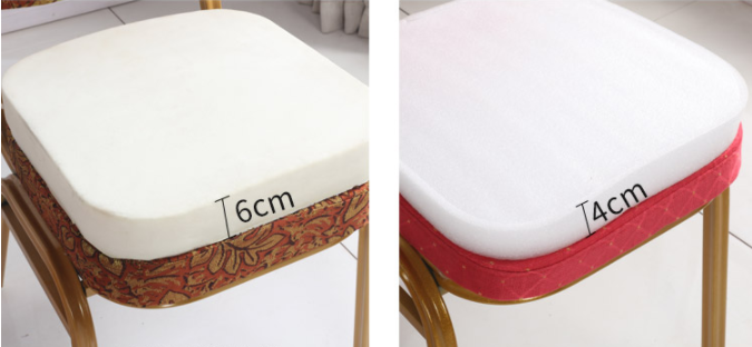 Fancy Luxury Stackable Rental Gold Metal Iron Steel Hotel Wedding Banquet Chairs In Contemporary Design