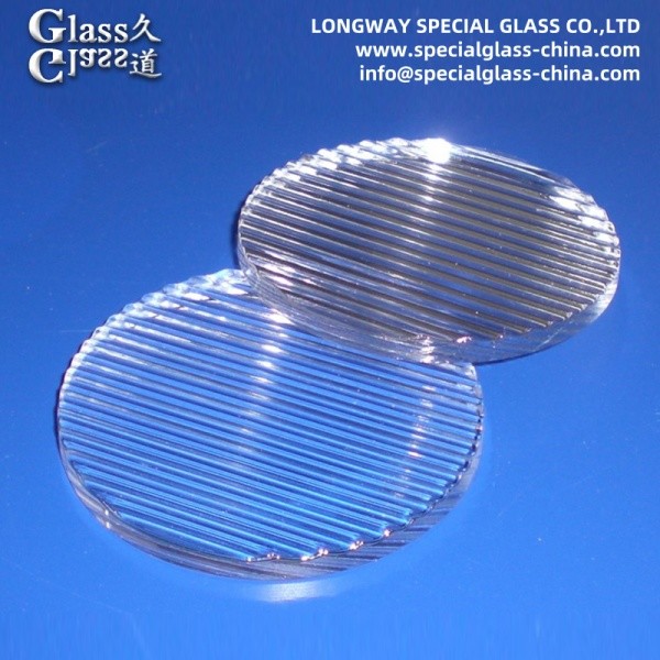 Buy Custom Optically Finishing Flat Borosilicate Glass Lens With Linear Surface at wholesale prices